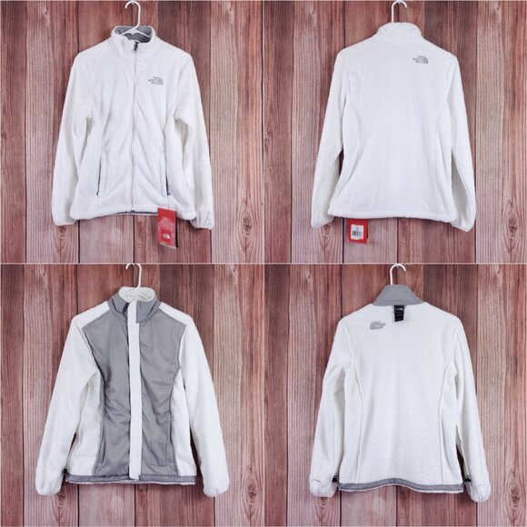 NWT The North Face Osito Jacket Womens Size Small TNF White Fleece Full ZIp Soft - Picture 5 of 15